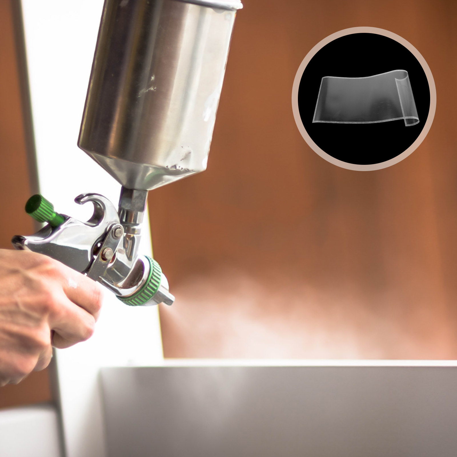 Sandblaster Cabinet - 10 Peças de Película Protetora Adesiva