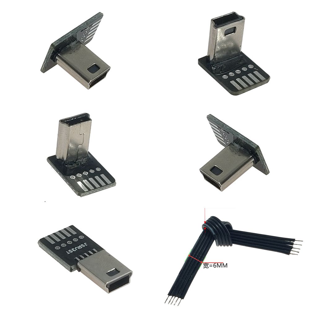Transmission Jack Adapter - 2 Peças DIY Mini Conector USB
