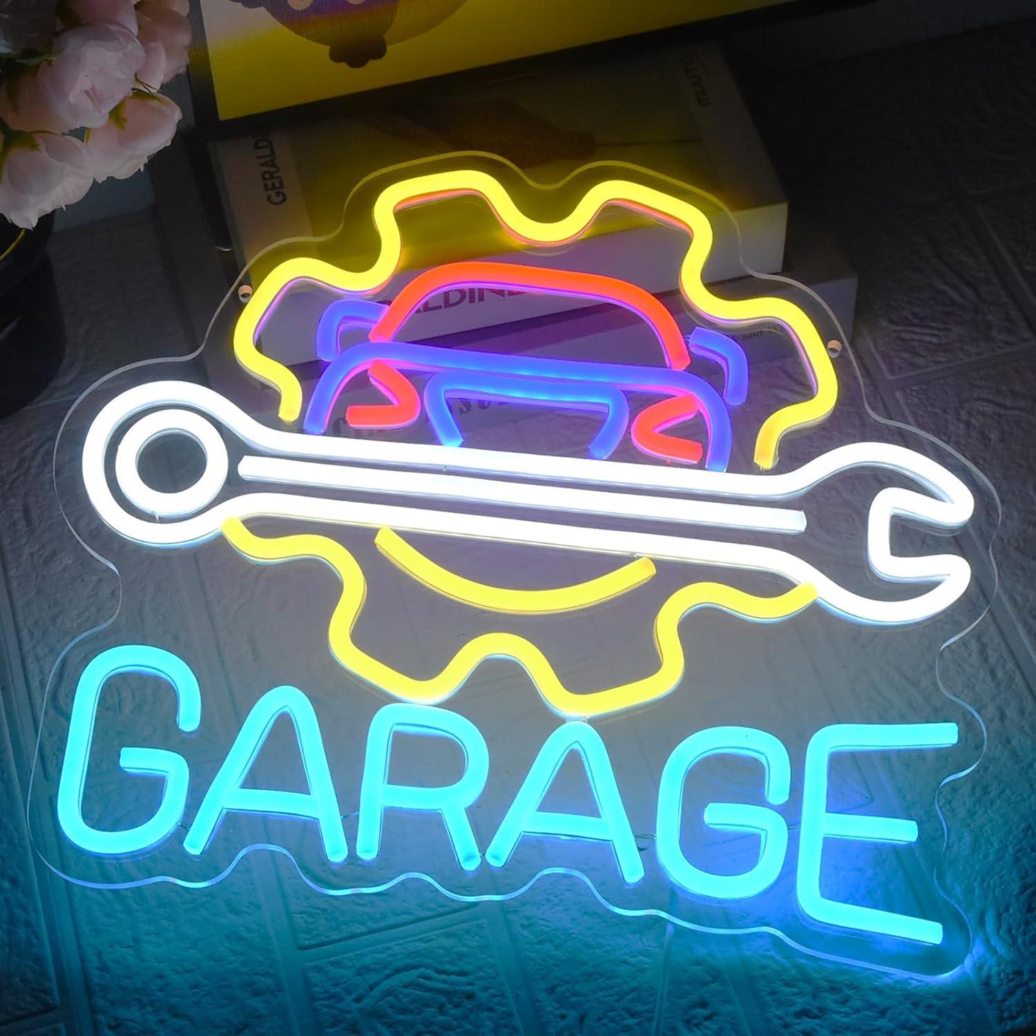 Letreiro Neon para Garagem, Lu - Auto Repair Shop In avaliação e preço