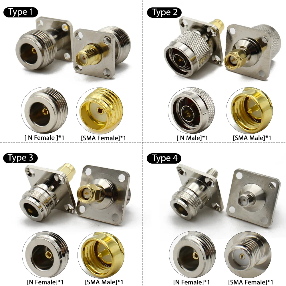 N sl16 para sma tipo conector  - Transmission Jack Adapter avaliação e preço