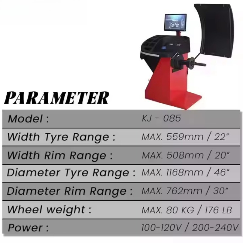 Balanceador de Pneus de Carro, - Wheel Alignment Machine avaliação e preço