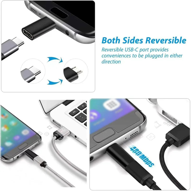 Adaptador USB Tipo C Fêmea par - Transmission Jack Adapter avaliação e preço