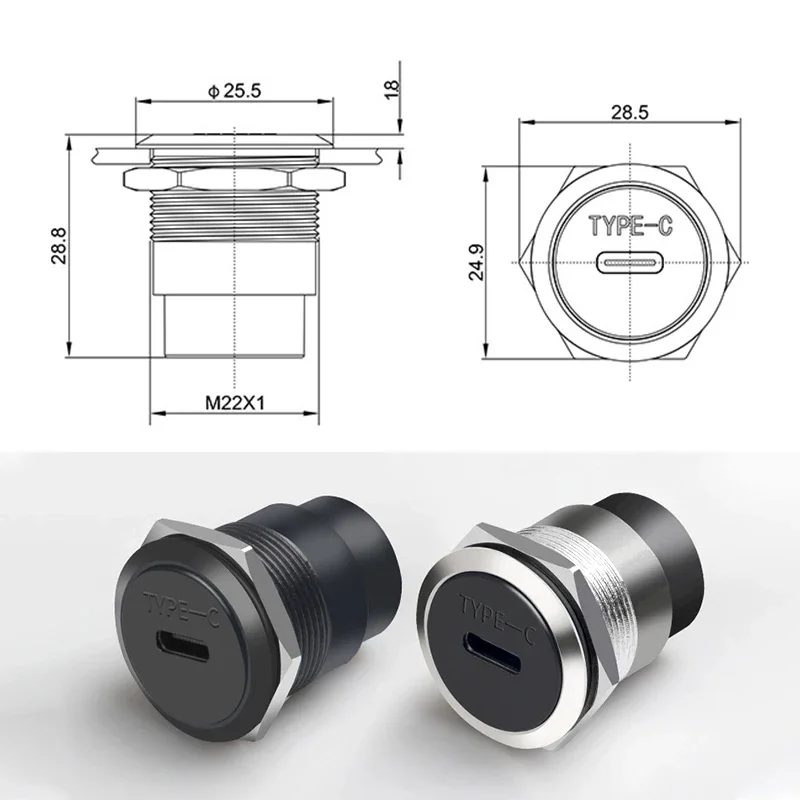 Adaptador de módulo circular T - Transmission Jack Adapter avaliação e preço