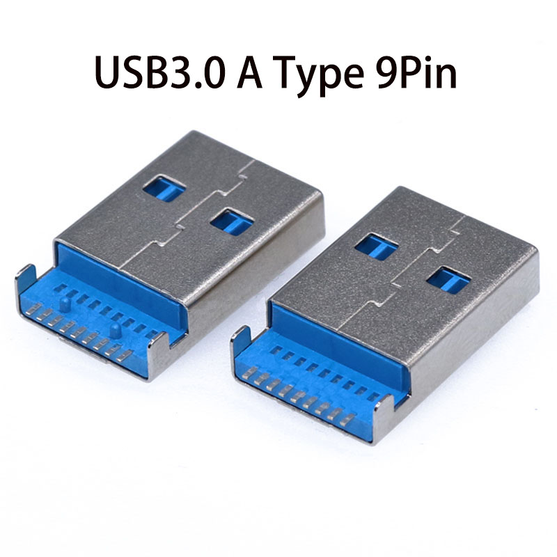 10 peças usb 3.0 tipo a conect - Transmission Jack Adapter avaliação e preço