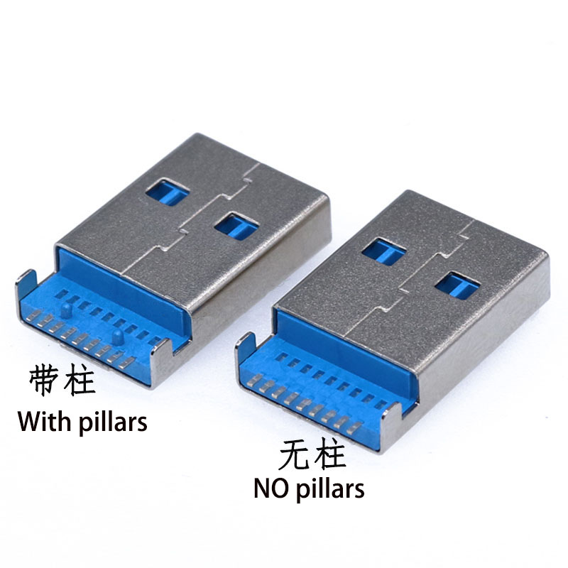 10 peças usb 3.0 tipo a conect - Transmission Jack Adapter avaliação e preço
