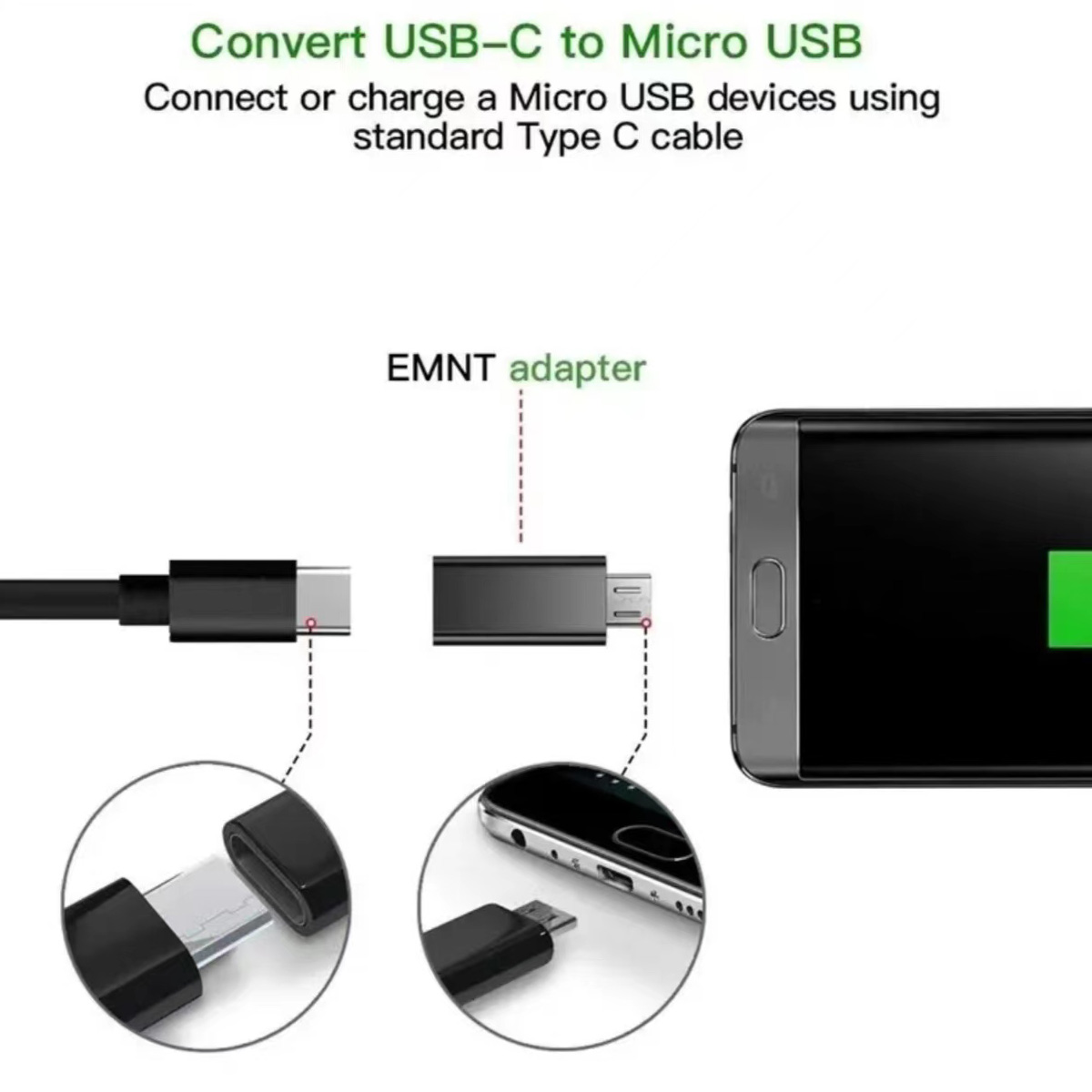 Adaptador USB Tipo C Fêmea par - Transmission Jack Adapter avaliação e preço