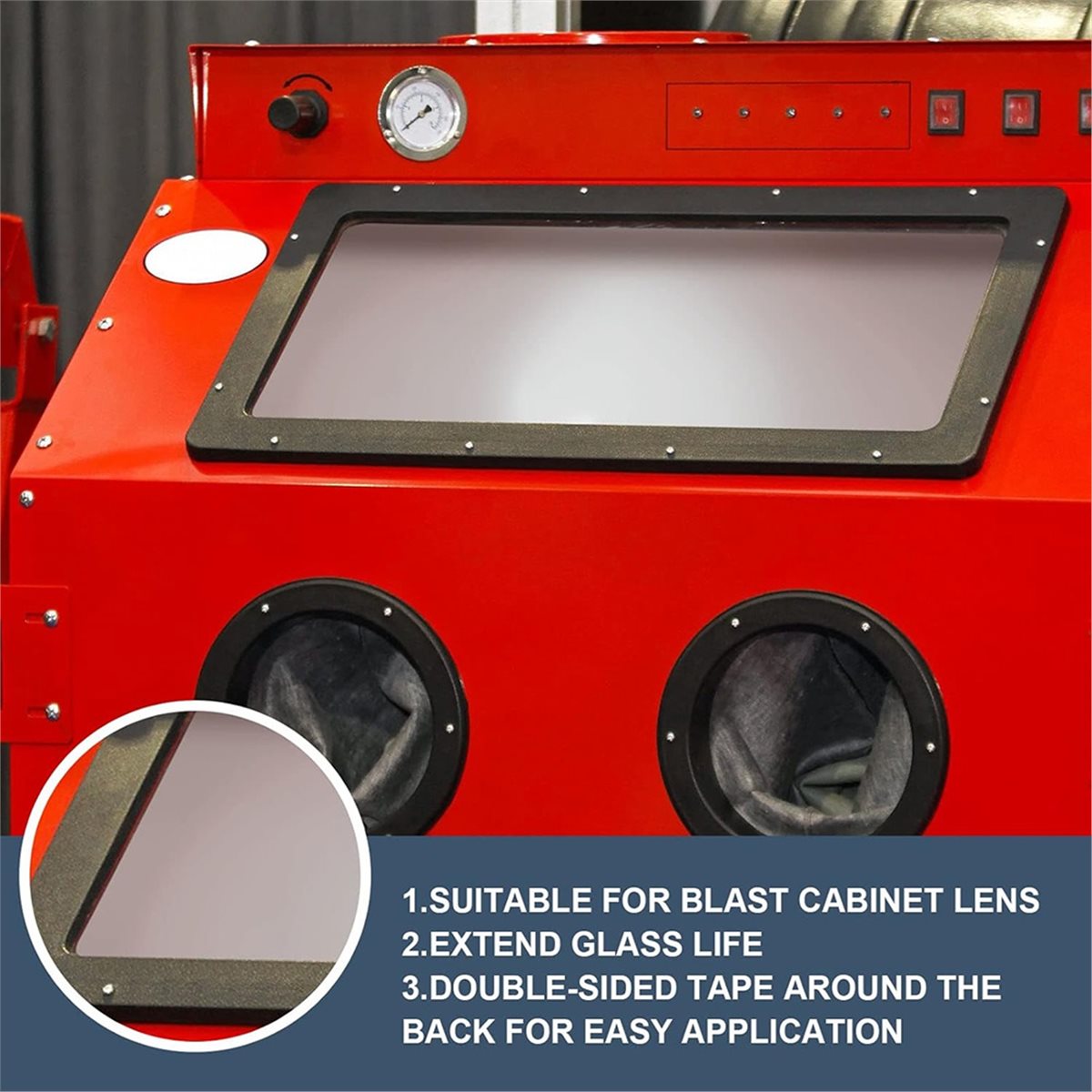 Película Protetora Interna par - Sandblaster Cabinet avaliação e preço
