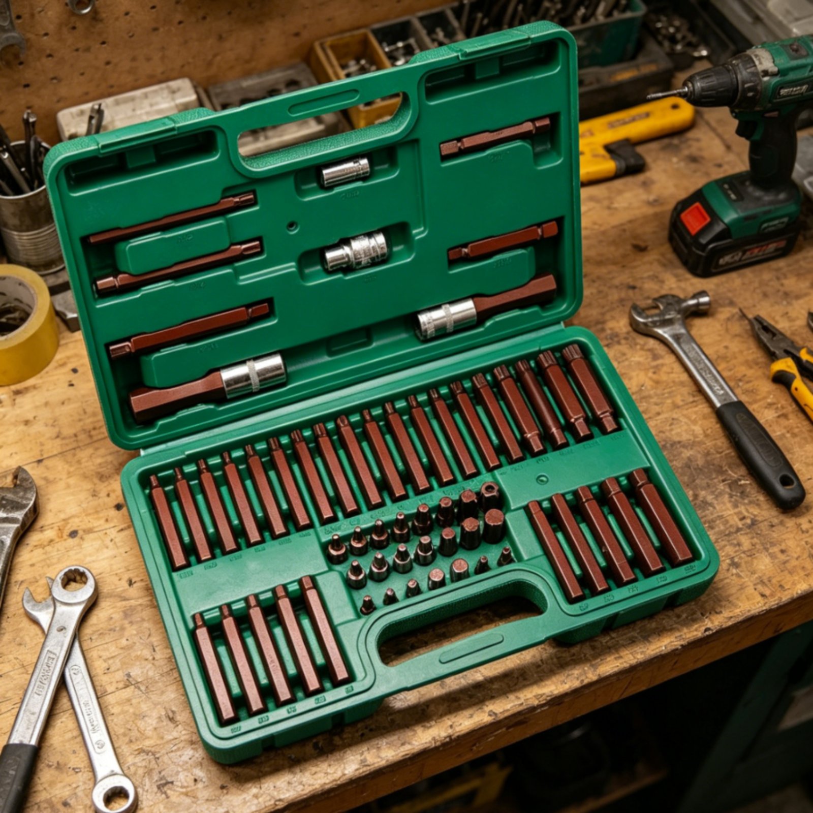 Conjunto de 60 Peças de Bits E - Auto Repair Shop In avaliação e preço